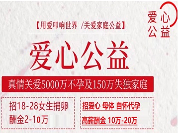 交口捐卵助孕生子 爱心志愿者招募